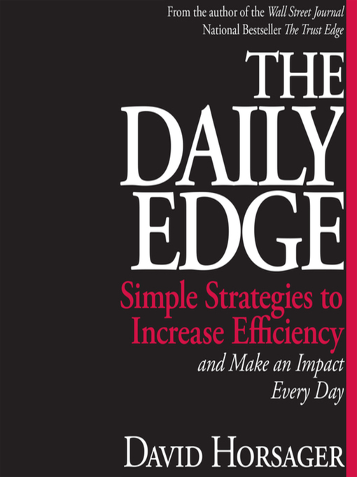 Title details for The Daily Edge by David Horsager - Available